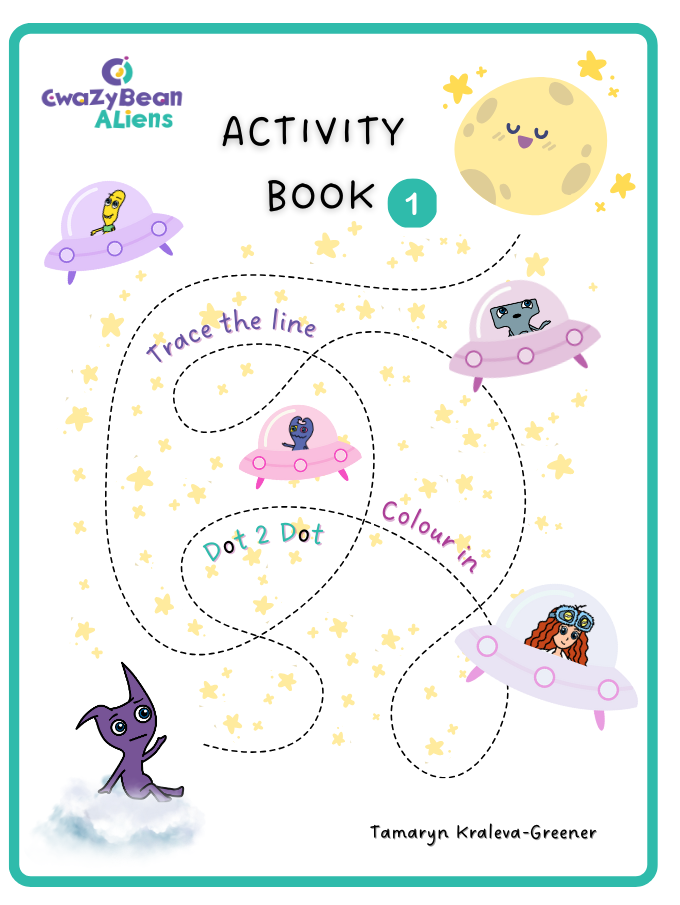 CwaZyBean Aliens - Activity Book 1 - CwaZyLeigh CreaTions
