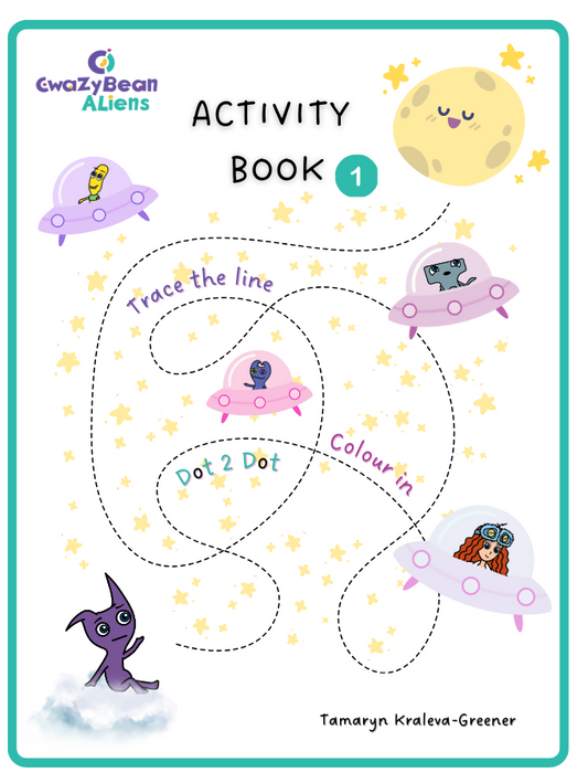 CwaZyBean Aliens - Activity Book 1 - CwaZyLeigh CreaTions