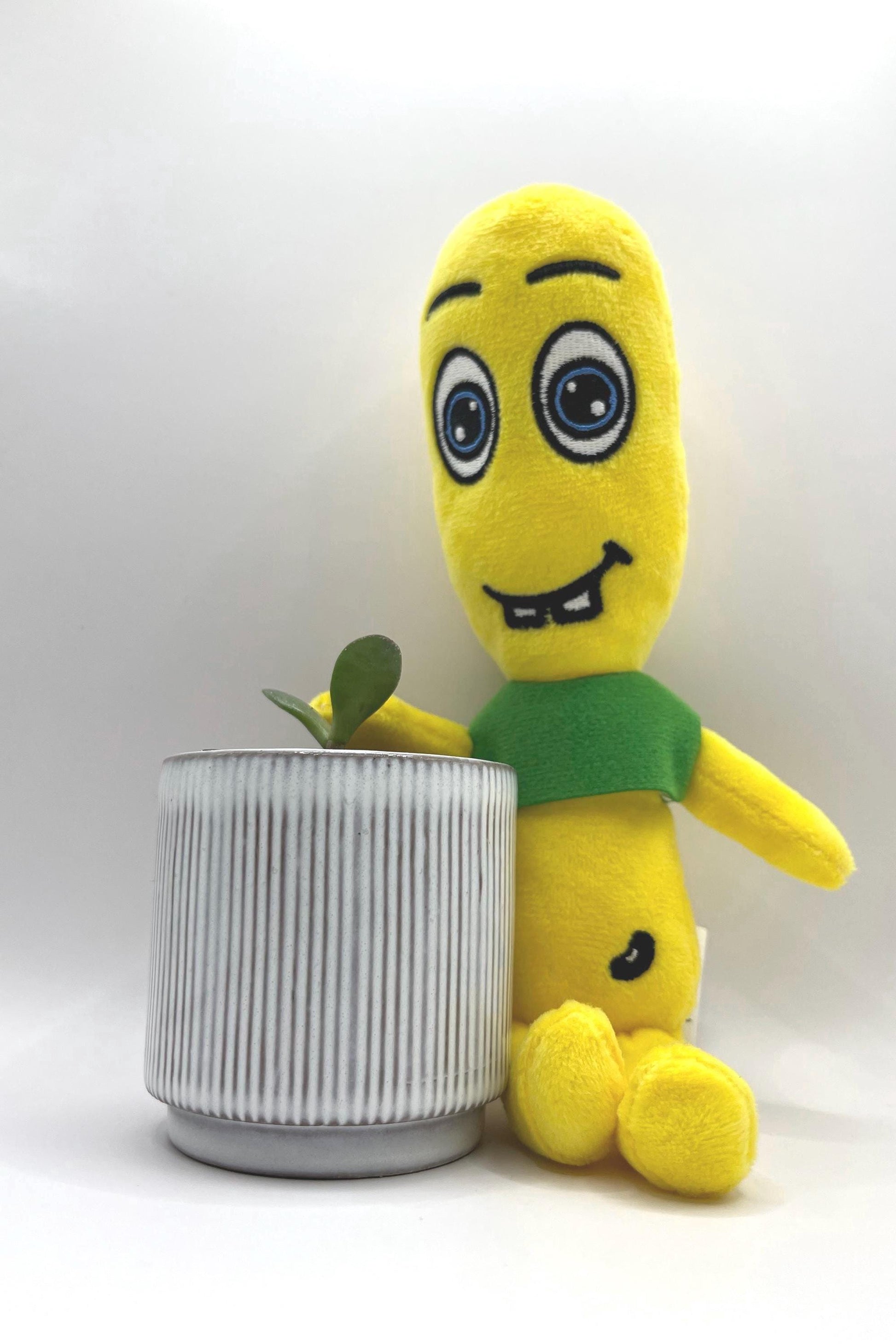 CwaZyBean Alien The Jester dancing plush character, part of the imaginative CwaZyBean Aliens collection by CwaZyLeigh Creations.