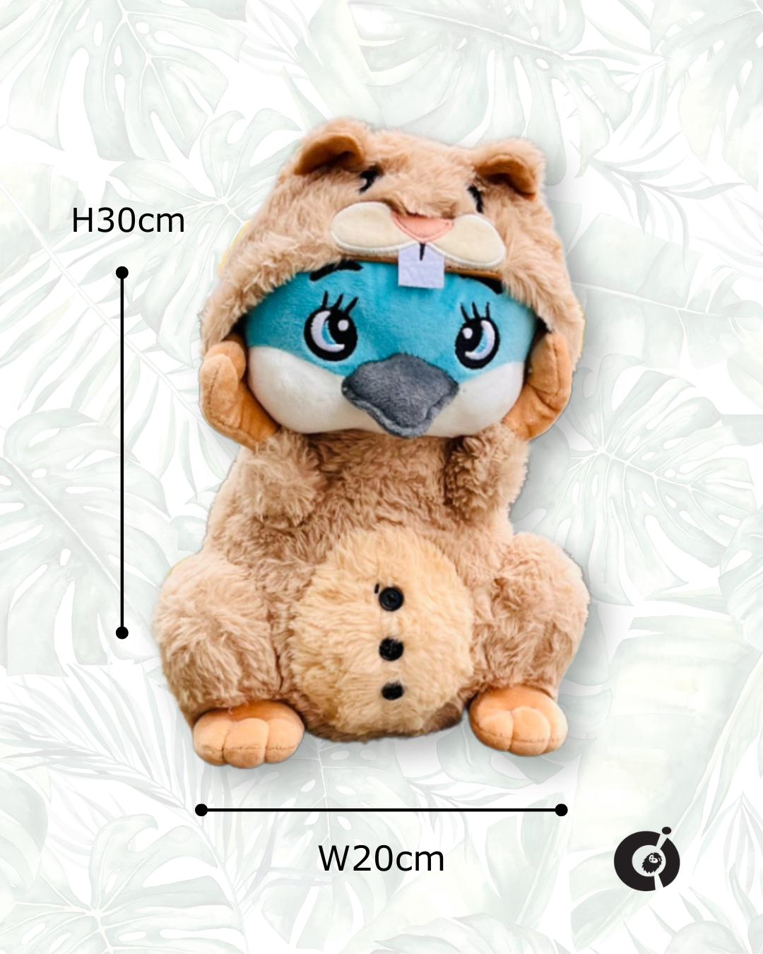 CwaZyHog Wally Plush: Soft Polyester Alien - Emotional Support Toy